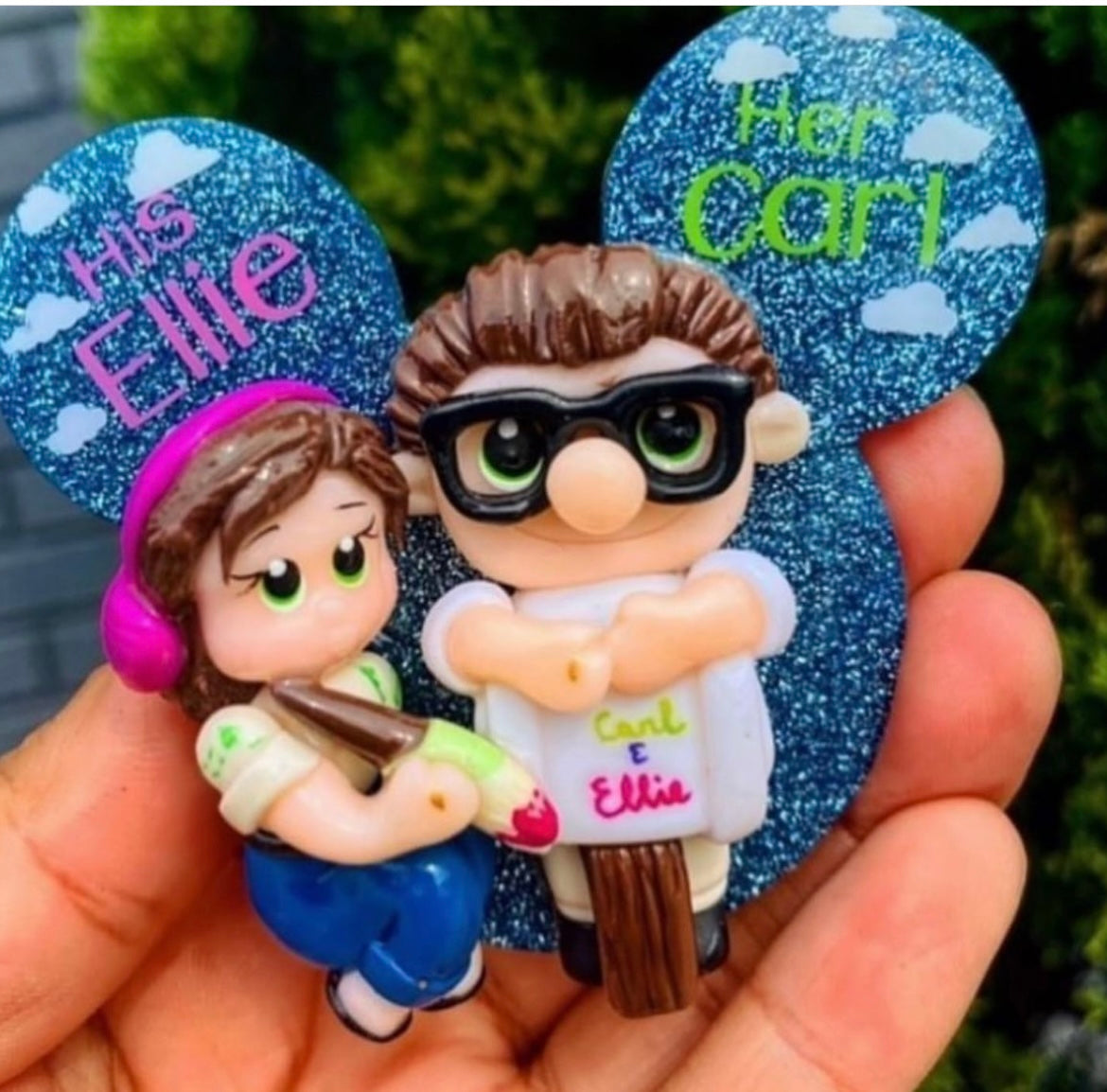 Carl and Ellie Badge